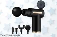 Descubre el mini masajeador que todos desean, con bienestar en casa a un precio loco Aprovecha este ofertón y cuida tu espalda ya, ¡no dejes pasar esta oportunidad única!