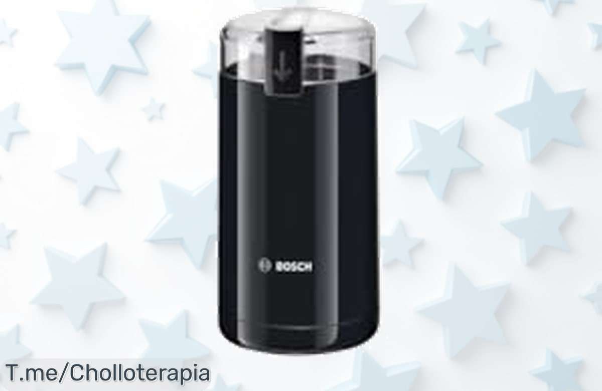 Descubre el molinillo de café eléctrico Bosch a un precio loco: disfruta del mejor café fresco en casa con cuchillas inox y capacidad para 75g. ¡No te quedes sin el tuyo, date prisa!