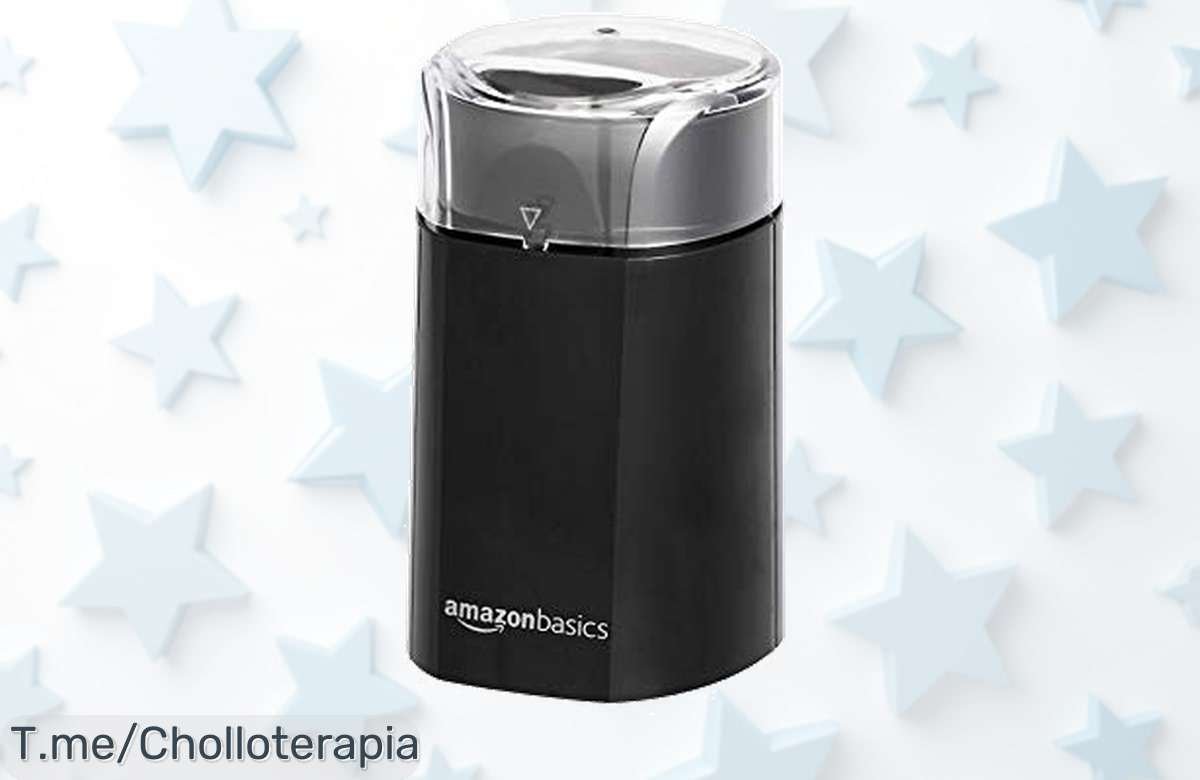 Descubre el molinillo eléctrico Amazon Basics y muele en 10 segundos: un super chollo para café, hierbas y especias. ¡No dejes pasar esta oferta antes que se agote!