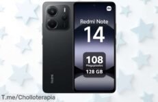 Descubre el móvil Xiaomi Redmi Note 14 a un precio loco, con rendimiento brutal y espacio para tus aventuras ¡Aprovecha este ofertón antes de que se acabe!