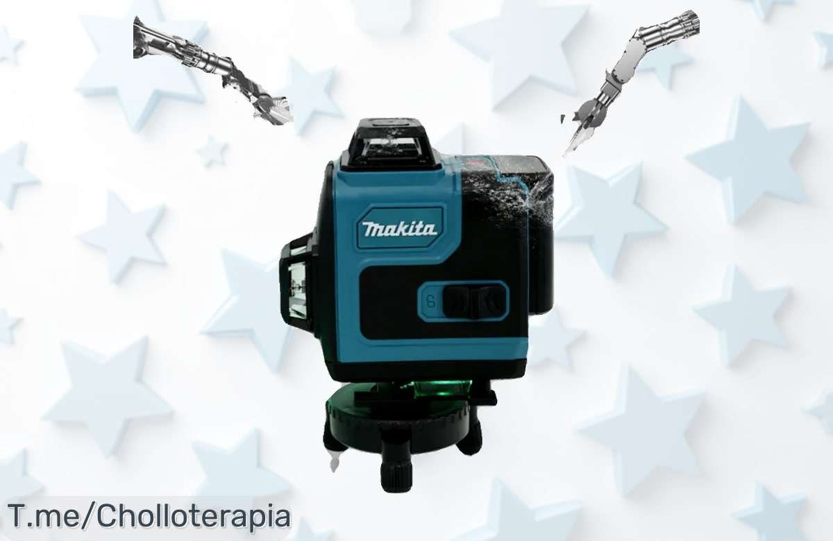 Descubre el nivel láser de 16 líneas Makita, precisión nunca vista a un precio loco. ¡Aprovecha este ofertón limitado y transforma tu trabajo en éxito hoy mismo!