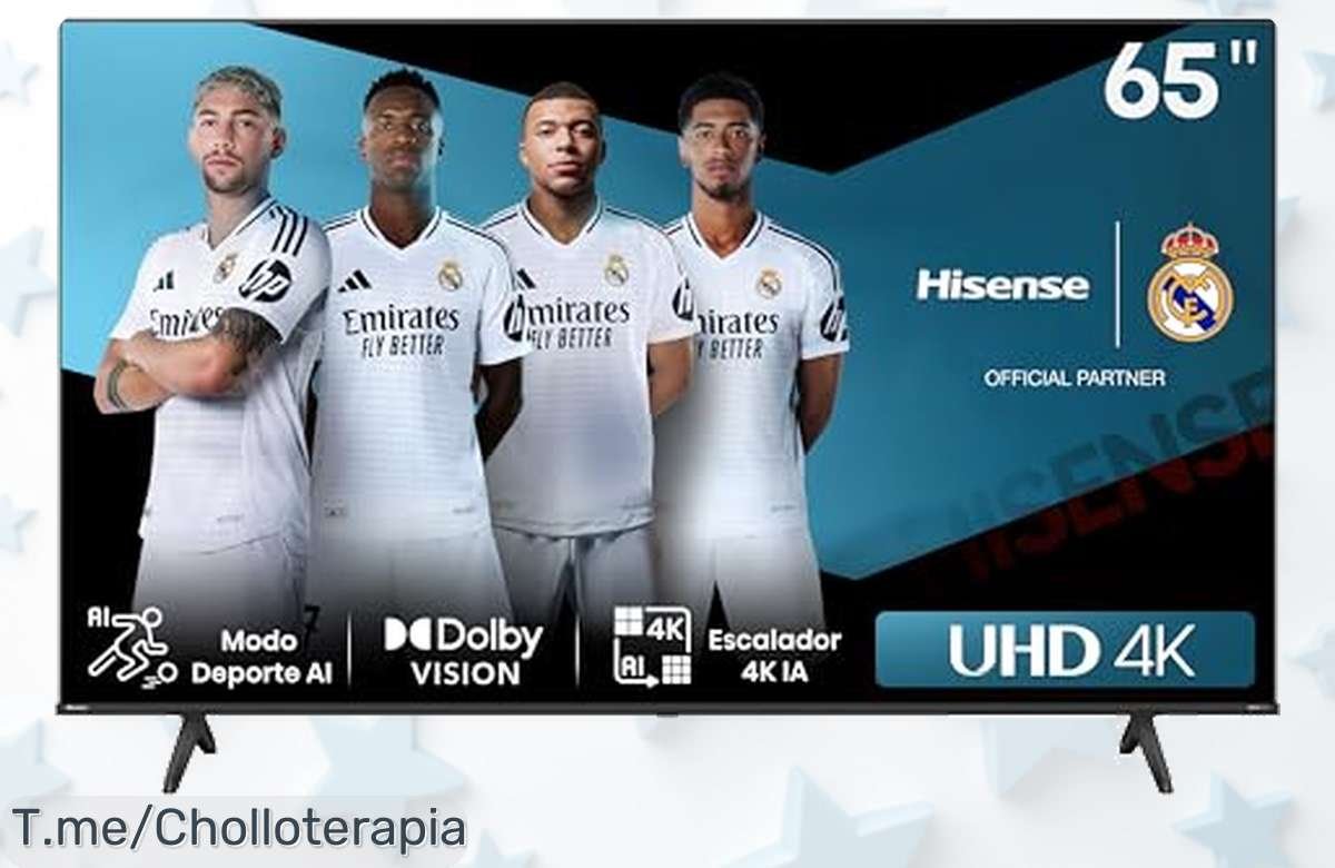 Descubre el ofertón de la Hisense 65A6N: calidad UHD 4K, sonido envolvente y Modo Juego PLUS. Aprovecha este precio loco antes de que se agote, ¡hazlo tuyo ya!