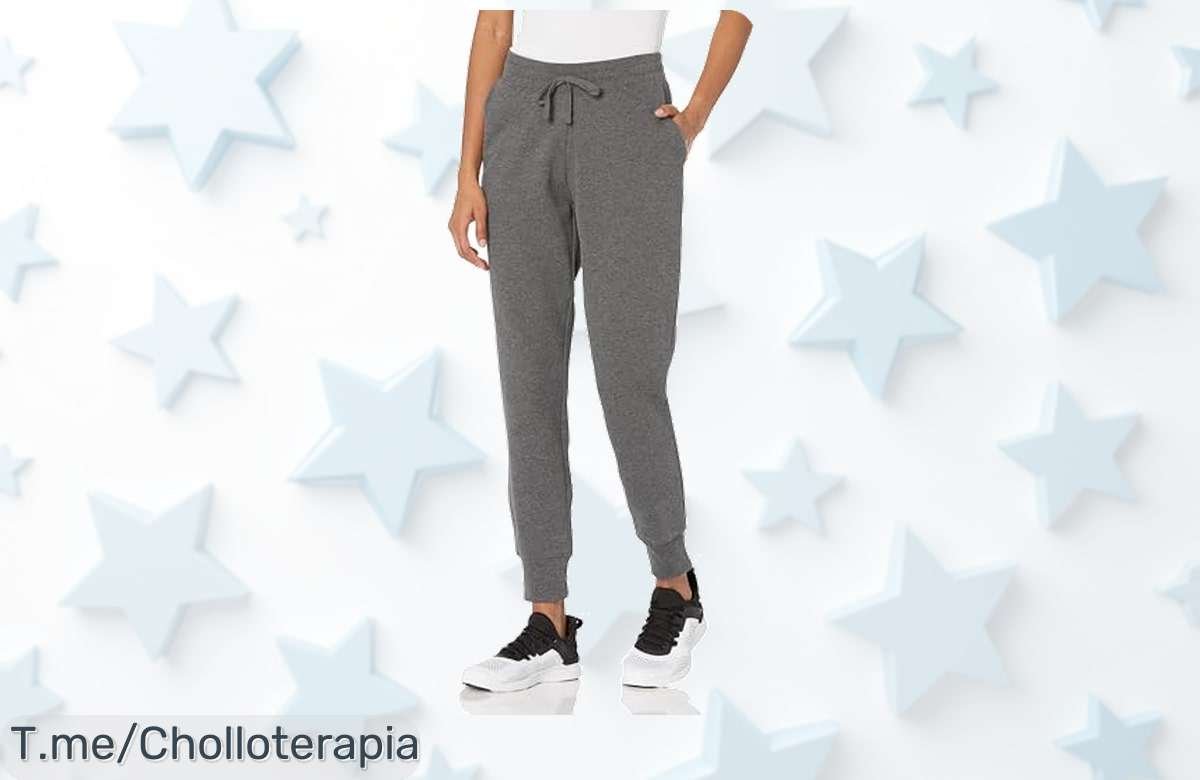 Descubre el ofertón de pantalones de correr de forro polar con puños que se adaptan a ti, confortables y prácticos. ¡No te los pierdas, son por tiempo limitado!