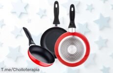 Descubre el ofertón de sartenes San Ignacio: 3 piezas antiadherentes a un precio loco Cocina como un chef y aprovecha este super chollo antes que se agote ¡Compra ya!