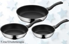 Descubre el ofertón de sartenes WMF Devil y transforma tu cocina en un juego de niños con este super chollo, ¡compra ya antes que se agote esta oportunidad única!