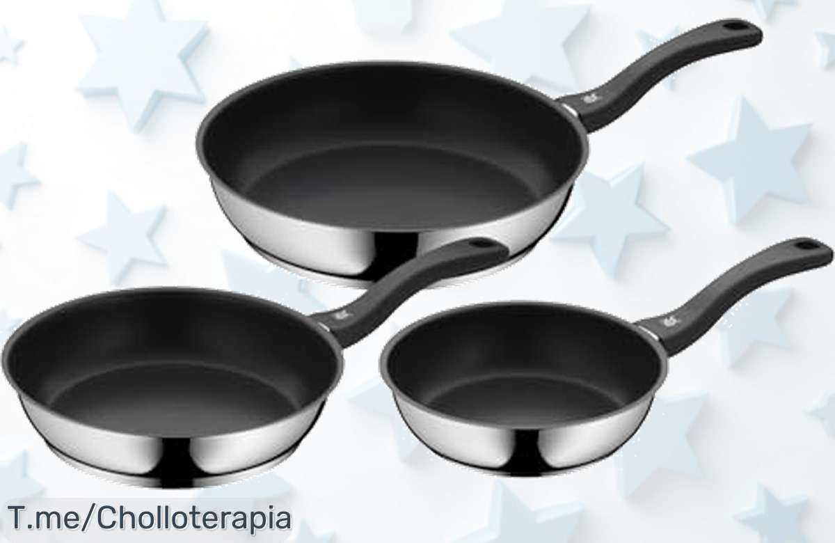 Descubre el ofertón de sartenes WMF Devil y transforma tu cocina en un juego de niños con este super chollo, ¡compra ya antes que se agote esta oportunidad única!