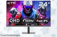 Descubre el ofertón del KTC Monitor Gaming de 24 Pulgadas con Fast IPS y 180Hz, ¡haz que tus juegos cobren vida! Aprovecha este precio loco antes de que se agote