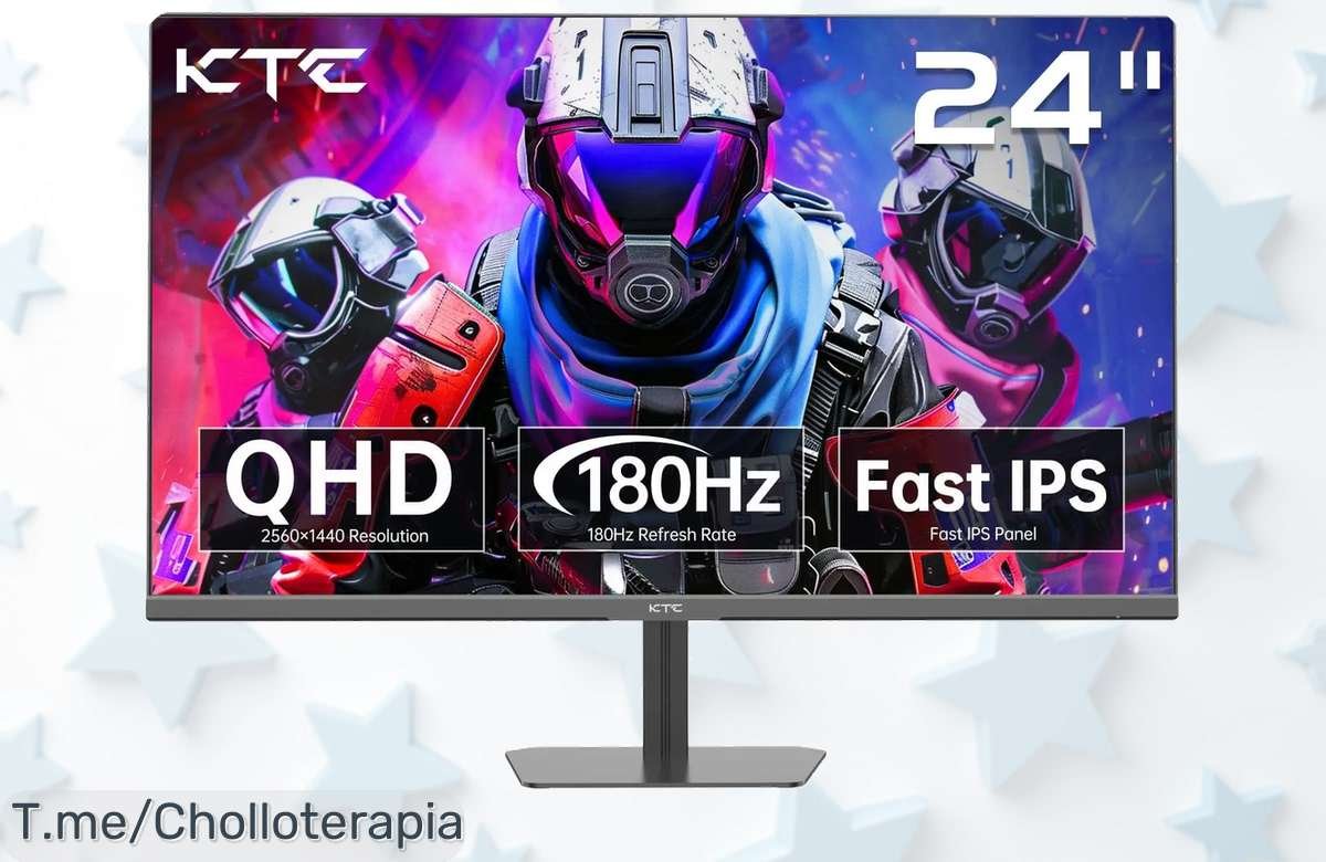 Descubre el ofertón del KTC Monitor Gaming de 24 Pulgadas con Fast IPS y 180Hz, ¡haz que tus juegos cobren vida! Aprovecha este precio loco antes de que se agote.