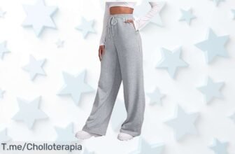 Descubre el ofertón en pantalones jogger de mujer en cáñamo, ¡con bolsillos y cintura alta! Consigue tu precio loco solo por tiempo limitado, no lo dejes escapar