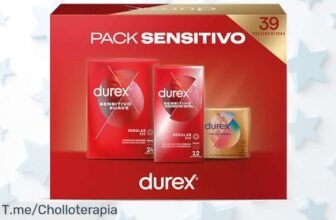 Descubre el pack de 39 preservativos Durex Sensitivo a un precio loco: variedad y sensibilidad insuperable, oferta limitada ¡Compra ya antes de que se agote!