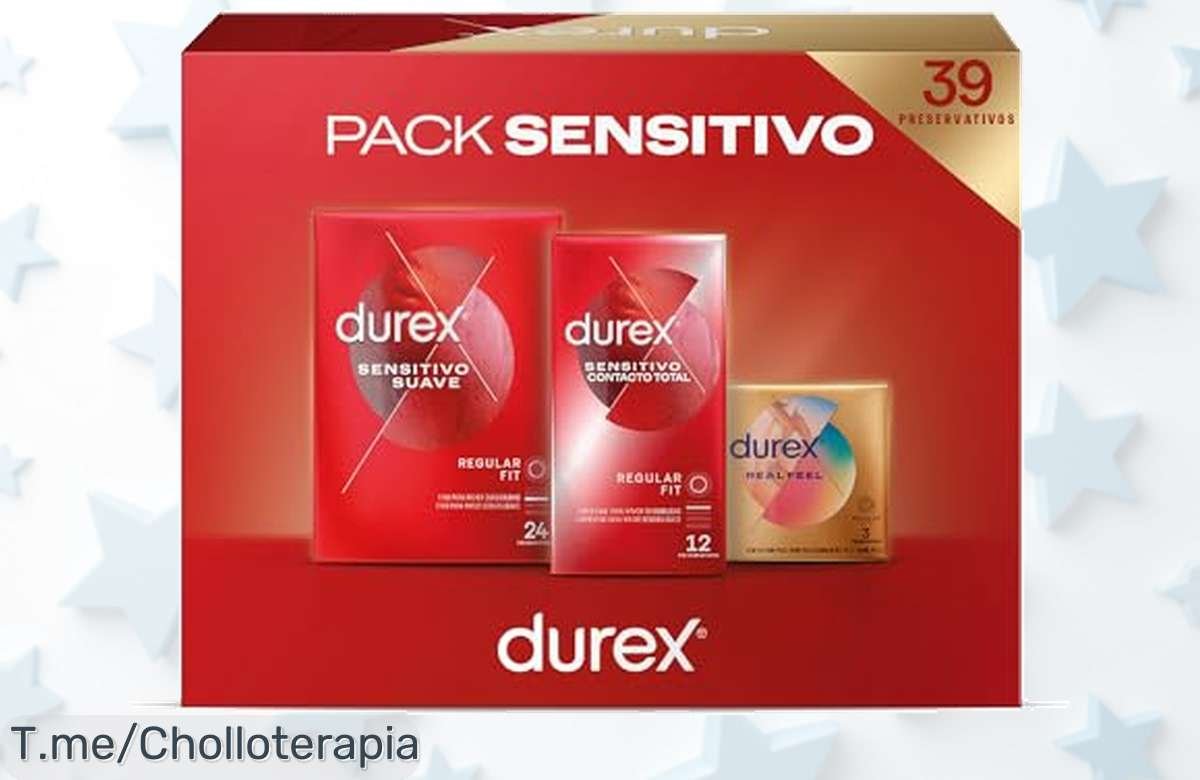 Descubre el pack de 39 preservativos Durex Sensitivo a un precio loco: variedad y sensibilidad insuperable, oferta limitada ¡Compra ya antes de que se agote!