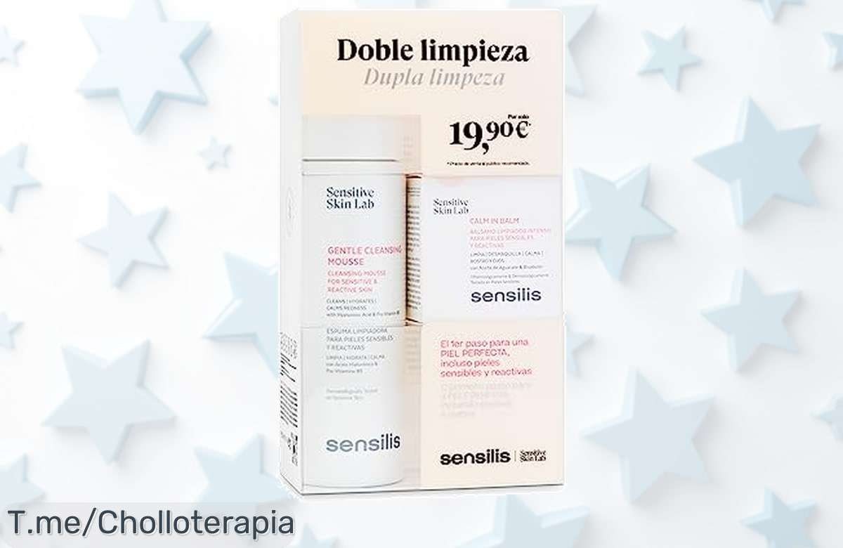 Descubre el pack de limpieza que transformará tu piel: bálsamo y espuma para una suavidad increíble. ¡No te pierdas este chollo antes de que se agote!