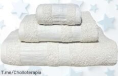Descubre el relax total con las toallas ILOVEHOME: ¡3 piezas de algodón suave y absorbente a un precio loco! Oferta limitada, ¡compra ahora antes de que se agoten!