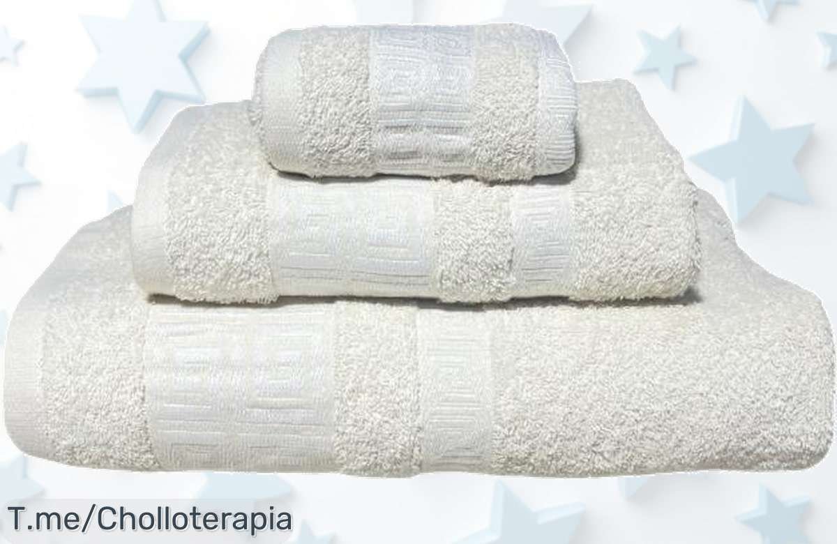 Descubre el relax total con las toallas ILOVEHOME: ¡3 piezas de algodón suave y absorbente a un precio loco! Oferta limitada, ¡compra ahora antes de que se agoten!