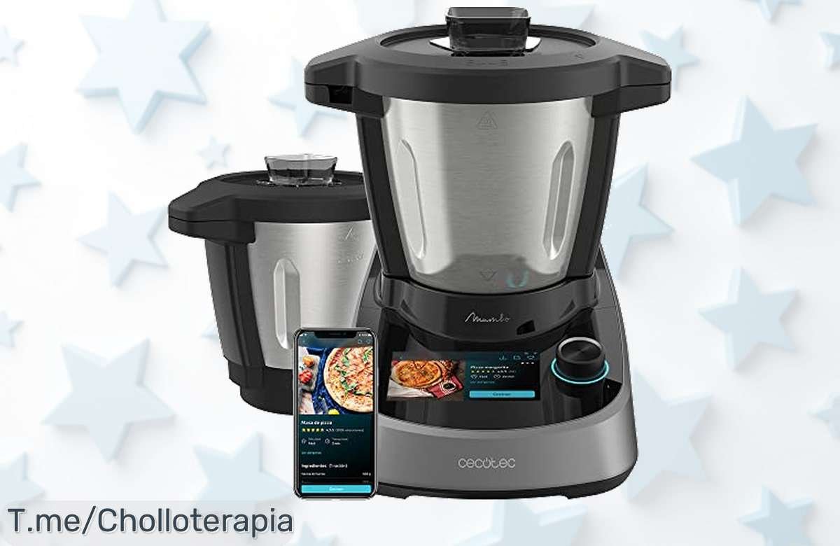 Descubre el robot de cocina Mambo Touch: ¡37 funciones y recetas ilimitadas a un precio loco! Conviértete en chef profesional hoy con este ofertón limitado.
