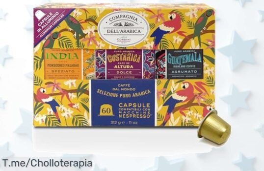 Descubre el sabor de 6 países en tu taza con las Cápsulas Caffè Corsini a un precio loco, una oferta única que no puedes dejar pasar ¡Compra ya antes de que se acaben!