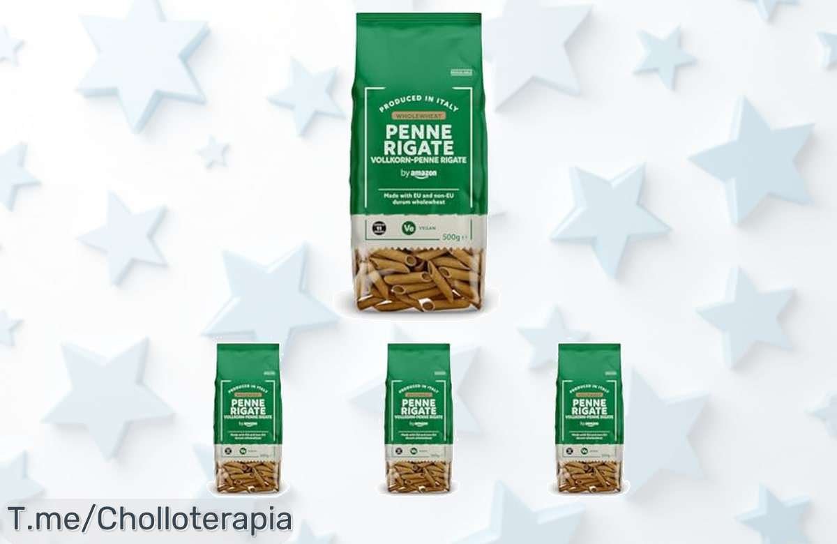 Descubre el sabor italiano en casa con nuestra pasta integral Penne Rigate, ¡un super chollo que no podrás dejar pasar! Haz tu pedido ya y sorprende a los tuyos antes de que se agote.