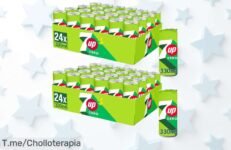 Descubre el sabor único de 7 UP Cero en un pack de 48 latas refrescantes ¡Oferta limitada, no dejar pasar este super chollo y haz tu compra antes que se agote!