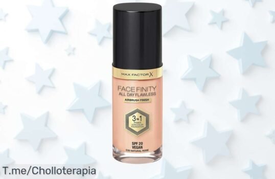 Descubre el secreto de un rostro radiante con Max Factor Face Finity 3 en 1, ¡ofertón único para una piel perfecta! No te lo pierdas, compra ya antes que se agote