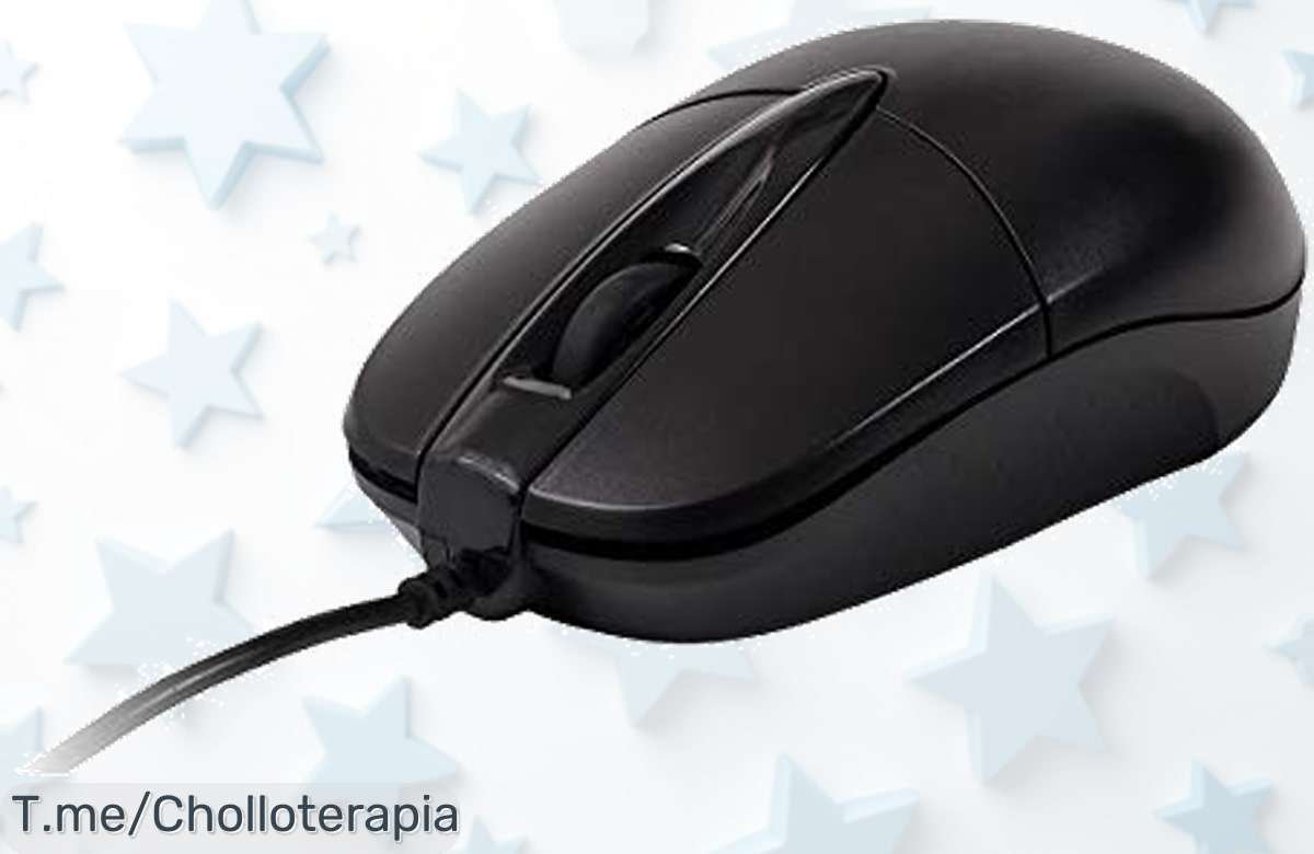 Descubre el sensor óptico de 1200 DPI, la precisión que necesitas a un precio loco. ¡No te pierdas este super chollo! Solo por tiempo limitado, actúa ya y ahorra.