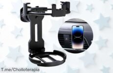 Descubre el soporte para tazas de coche más resistente y ajustable del mercado Aprovecha este ofertón único antes que se agote y transforma tus viajes ¡Haz clic ahora!