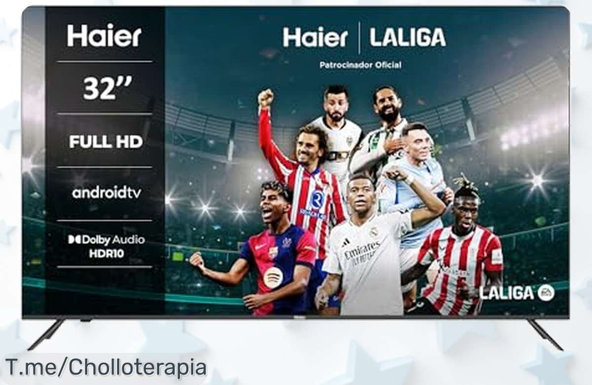 Descubre el super chollo Haier 32 Full HD con Dolby Audio y Google Assistant, vive tus series como nunca antes. Oferta limitada, ¡hazte con la experiencia ya!