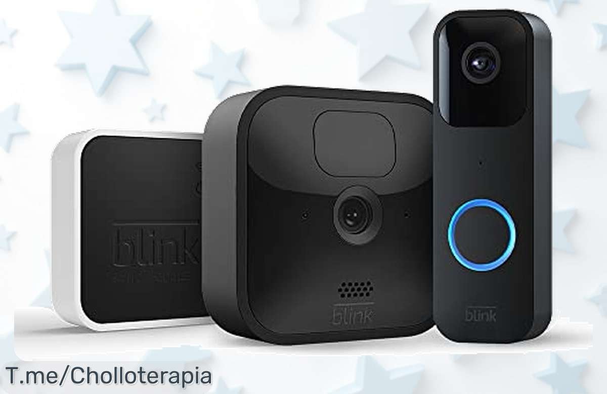 Descubre el super chollo de Blink: vigilancia HD y timbre inteligente para proteger tu hogar. No pierdas esta oferta única, ¡compra ahora antes que se agote!