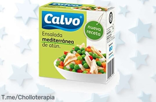 Descubre el super chollo de Calvo Ensalada Mediterránea de Atún: sabor irresistible y frescura única para tus comidas ¡Aprovecha esta oferta limitada y compra ya!