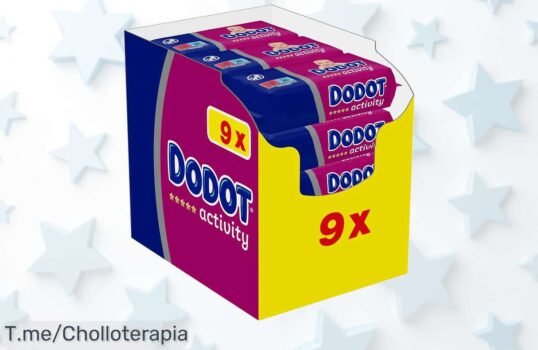 Descubre el super chollo de Dodot Toallitas Activity para Bebé: 486 toallitas ultra suaves con protección máxima ¡Aprovecha este ofertón y compra ya antes que se acabe!