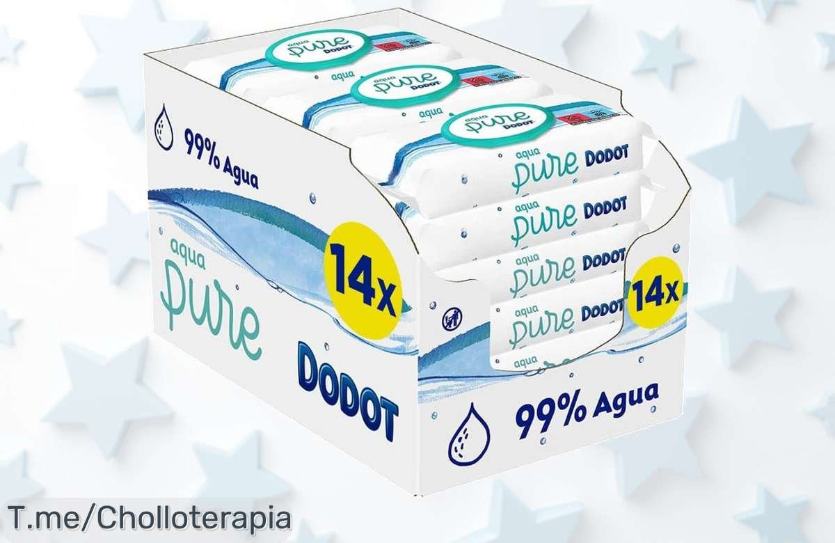 Descubre el super chollo de Dodot Toallitas Pure Aqua: 99% agua para la piel de tu bebé, ¡ofertón limitado que no puedes dejar escapar! Compra ya antes de que se agoten.