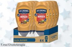 Descubre el super chollo de Hellmann's Salsa Burger y transforma tus hamburguesas con su sabor único, ¡compra ya antes de que se agoten esta oferta increíble!