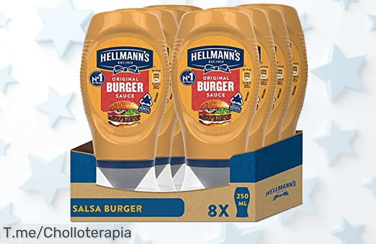 Descubre el super chollo de Hellmann’s Salsa Burger y transforma tus hamburguesas con su sabor único, ¡compra ya antes de que se agoten esta oferta increíble!