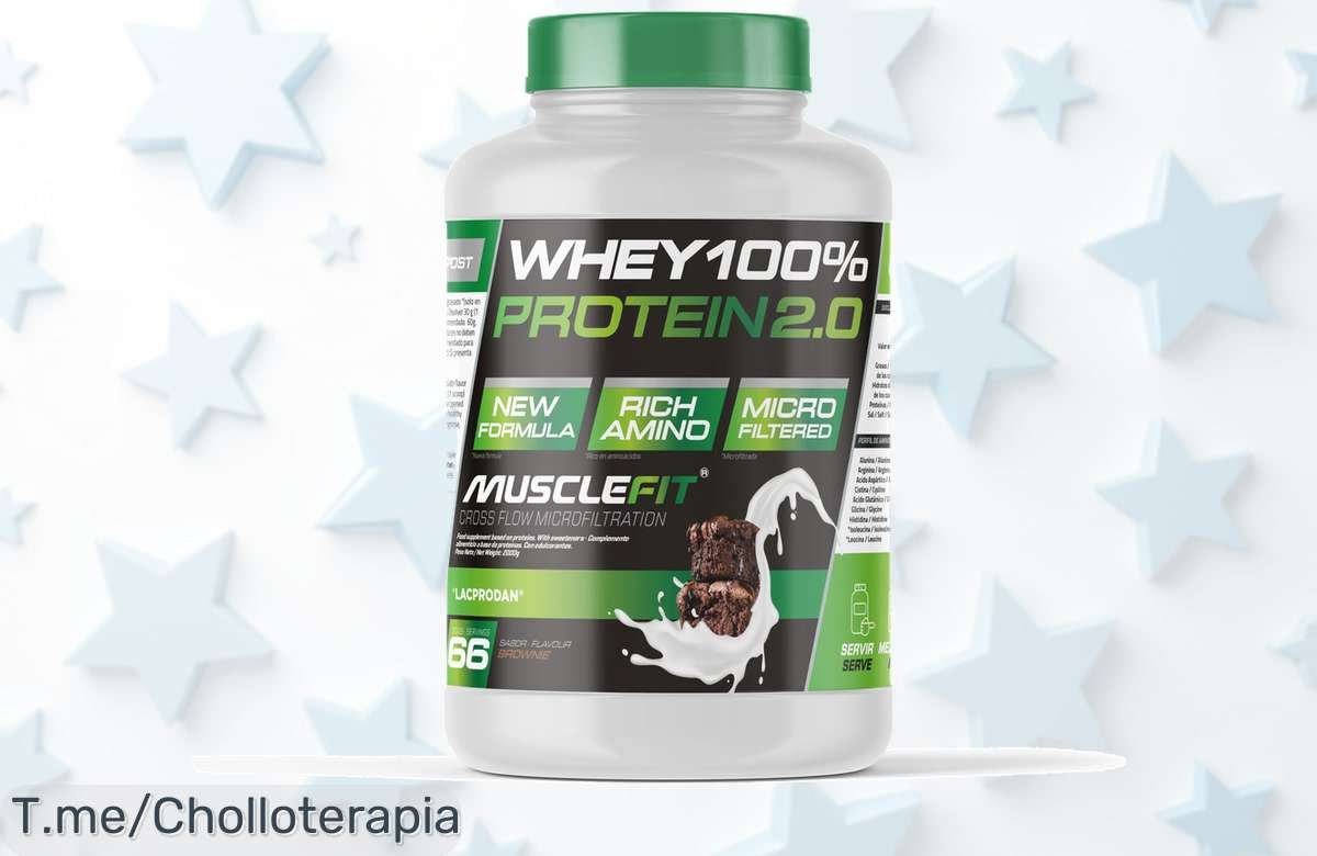 Descubre el super chollo de Whey 100% Protein de 2000g y potencia tus músculos al máximo con este ofertón único. ¡Compra ya antes que se agote!