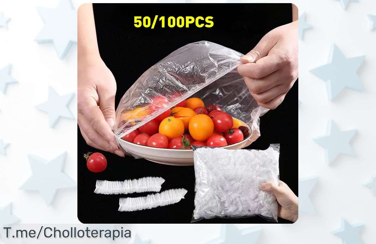 Descubre el super chollo de cubiertas elásticas reutilizables que mantienen tus alimentos frescos y sabrosos. ¡Aprovecha esta oferta única antes de que se acabe!