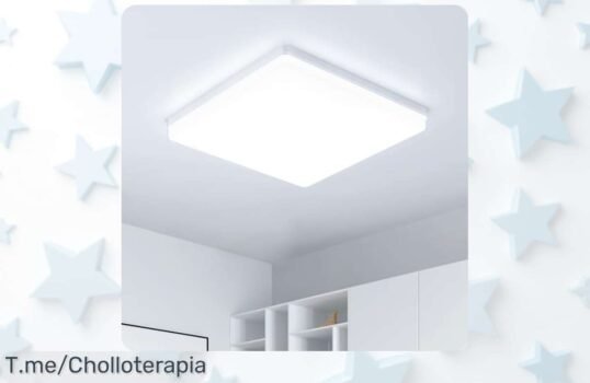 Descubre el super chollo de la lámpara LED de techo: luz brillante a 6500K para iluminar tu hogar y aprovecha un descuento brutal ¡Stock limitado, no te lo pierdas!