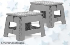 Descubre el super chollo de los taburetes plegables ¡son antideslizantes y multiusos! No te quedes sin ellos, compra ya antes de que se agoten en este ofertón limitado