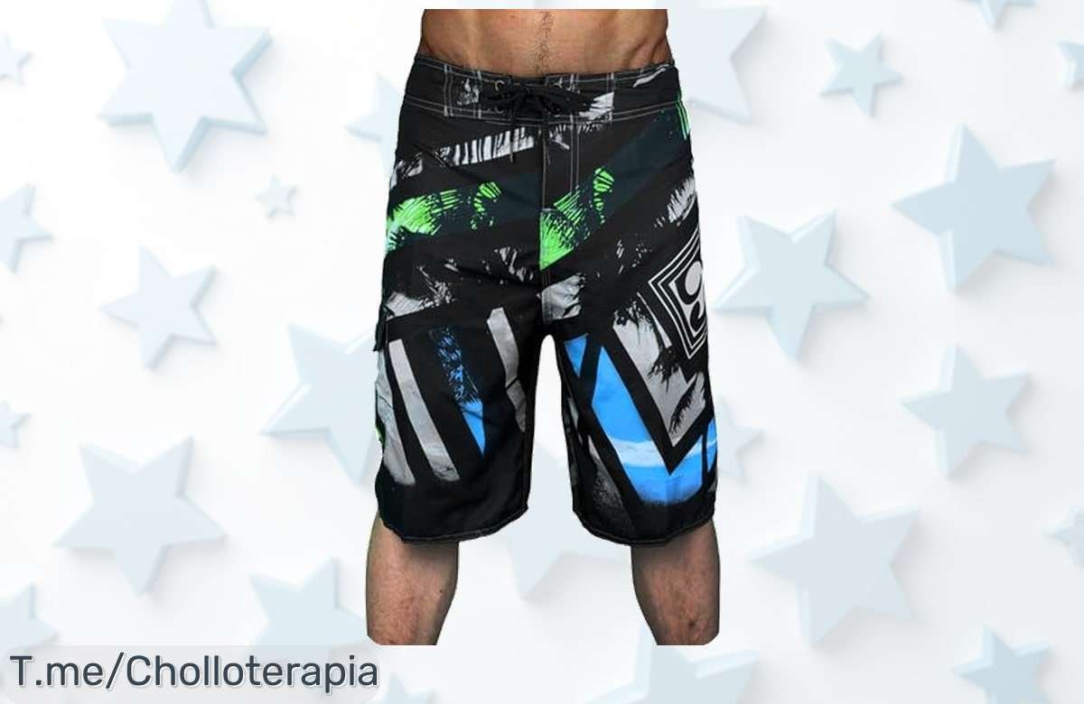 Descubre el super chollo de pantalones cortos para este verano, con estampado único que te hará lucir increíble. ¡Aprovecha el descuentazo antes de que se agoten!