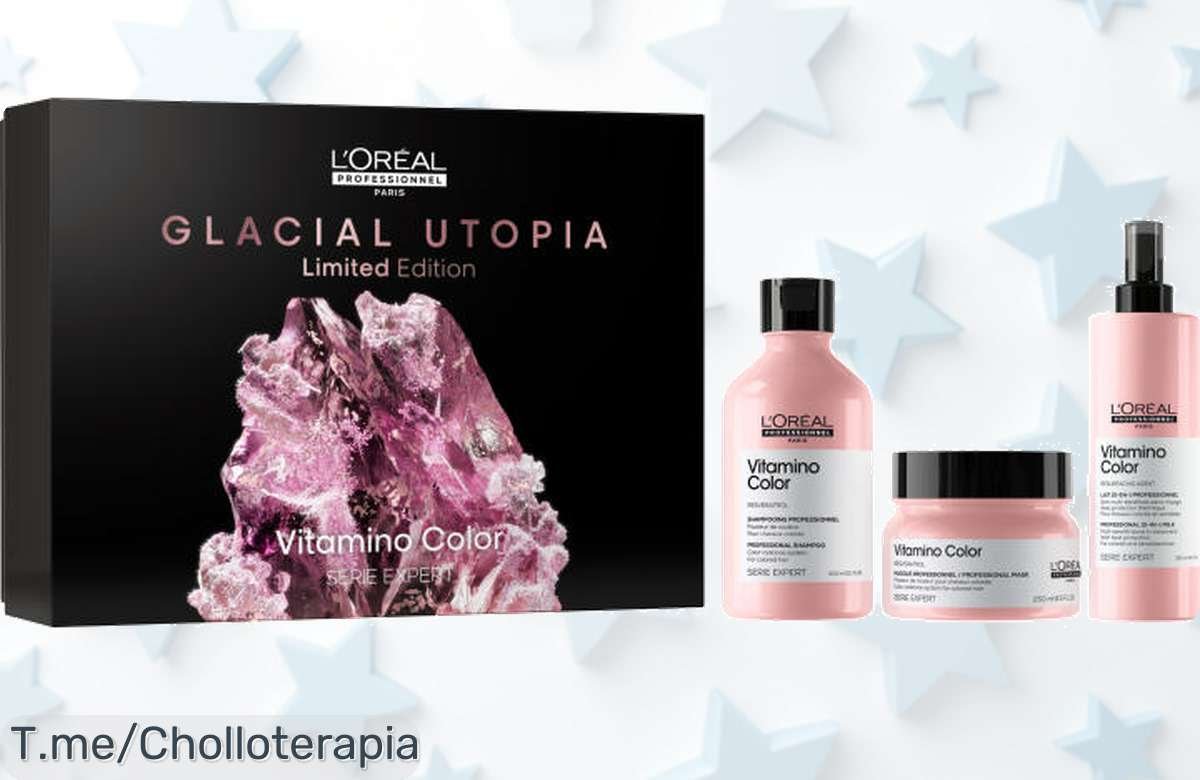 Descubre el super chollo del Cofre Glacial Utopía de L’Oréal y transforma tu cabello con este trío mágico. ¡No te quedes sin él, la oferta brutal se acaba ya!