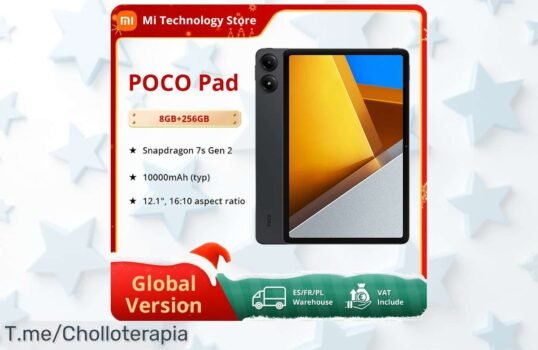 Descubre el super chollo del POCO Pad Global de 12,1'' con pantalla increíble y batería brutal ¡No pierdas tiempo, compra ya antes de que se agote esta oferta única!