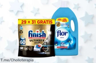 Descubre el super chollo del Pack Finish Ultimate Plus y Flor Suavizante: 215 lavados de frescor duradero Solo por tiempo limitado, ¡asegura tu oferta ya!