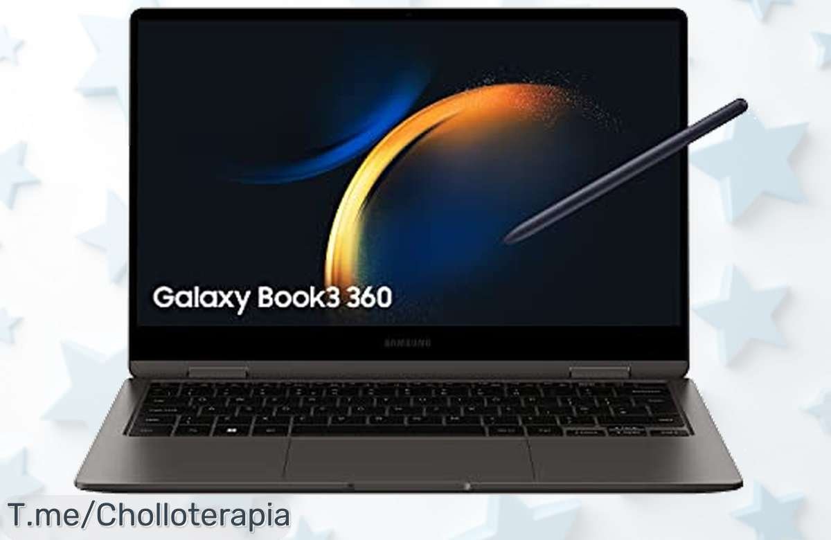 Descubre el super chollo del Samsung Galaxy Book3 360, un portátil convertible que te hará rey de la multitarea ¡No pierdas esta oferta limitada y hazlo tuyo ya!