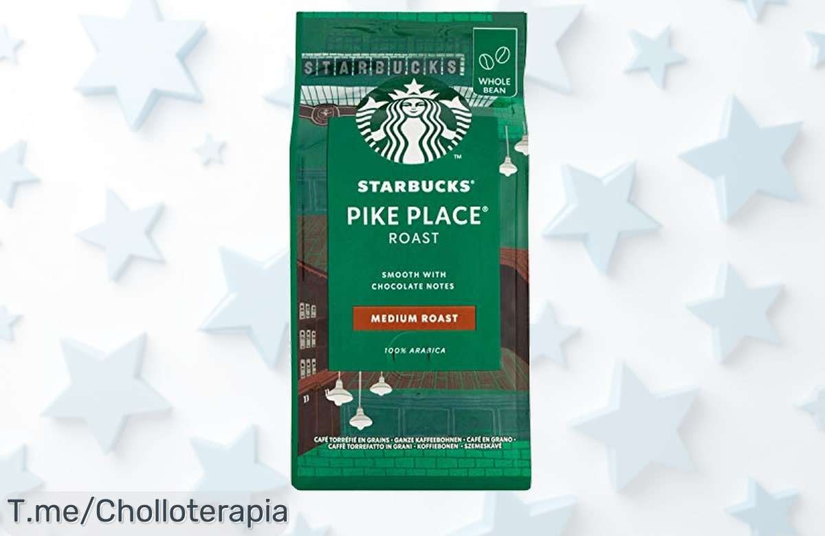 Descubre el super chollo del auténtico café en grano Pike Place Roast de Starbucks y transforma tus mañanas con su sabor único ¡Hazlo tuyo antes que se agote!