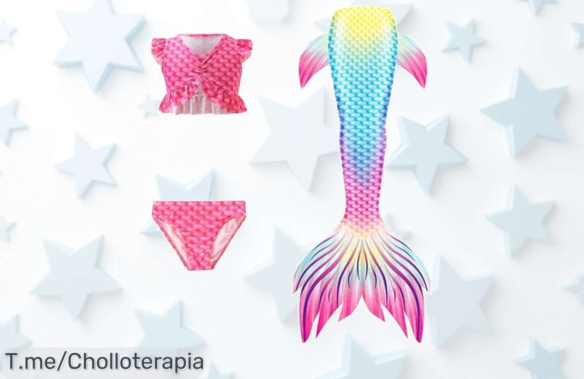 Descubre el super chollo del bikini de tres piezas para niñas y haz que brillen este verano con un descuento brutal, ¡apresúrate antes que se agote esta oferta única!