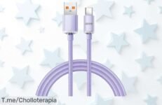 Descubre el super chollo del cable de carga rápida Tipo C 120W para Samsung y más, ¡carga al instante sin esperas! Stock limitado, actúa ya antes que se agote