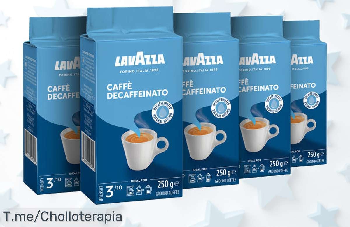 Descubre el super chollo del café descafeinado Lavazza: 5 paquetes de sabor delicioso que harán tus momentos de relax inolvidables. ¡Aprovecha este ofertón antes que se acabe!