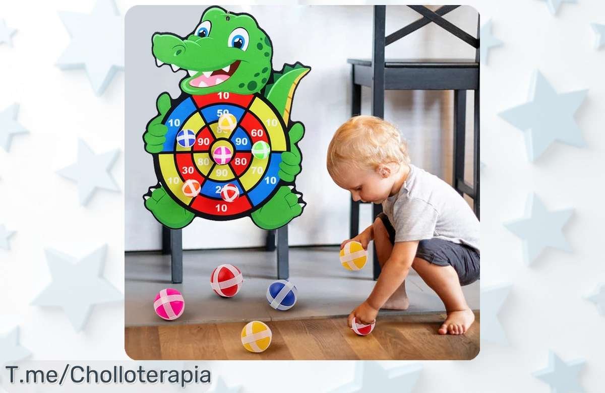 Descubre el súper chollo del juego de dardos para niños, una forma divertida y segura de aprender mientras juegan. ¡No te quedes sin tu ofertón, compra ahora!
