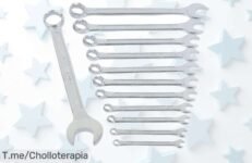 ¡Descubre el super chollo del juego de llaves Mannesmann! 12 piezas ultra resistentes para cualquier trabajo ¡No te quedes sin este ofertón y compra ya antes que se agoten!