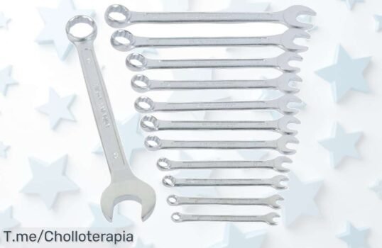 ¡Descubre el super chollo del juego de llaves Mannesmann! 12 piezas ultra resistentes para cualquier trabajo ¡No te quedes sin este ofertón y compra ya antes que se agoten!