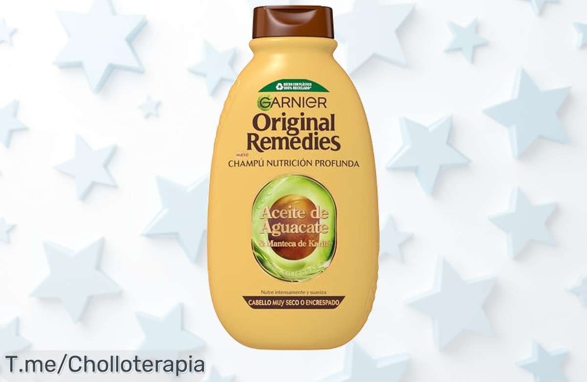 Descubre el súper chollo del mes: Champú Garnier con Aceite de Aguacate, ¡brillo y suavidad al instante! Aprovecha este ofertón antes que se agote, tu cabello lo merece.