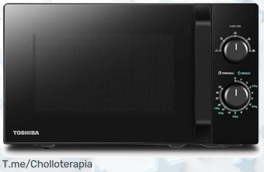 Descubre el super chollo del microondas Toshiba MW2MM20P(BK) y cocina como un chef en casa con su temporizador, pero apúrate, ¡la oferta nunca vista se agota rápido!